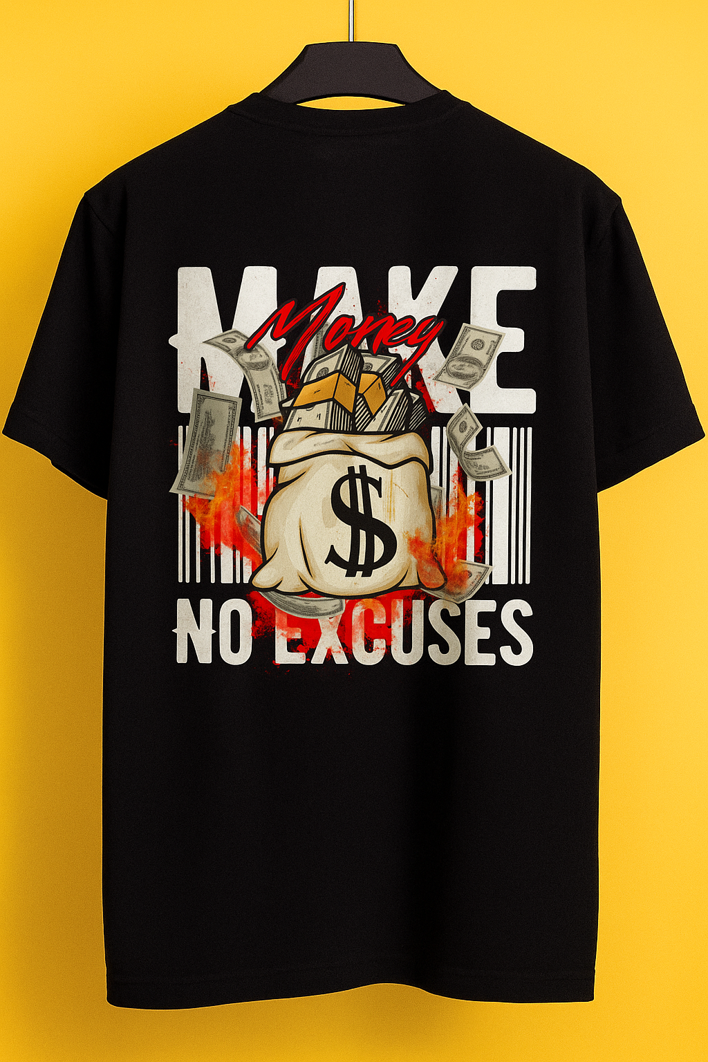 DRAVOX Oversized T-Shirt 240 GSM Premium Cotton - Black Edition