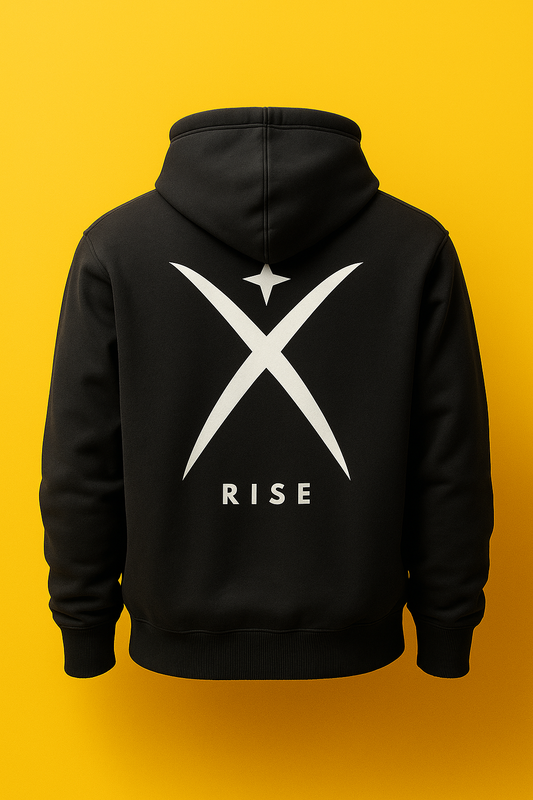 DRAVOX Hoodie 320 GSM Premium Cotton - Black Edition