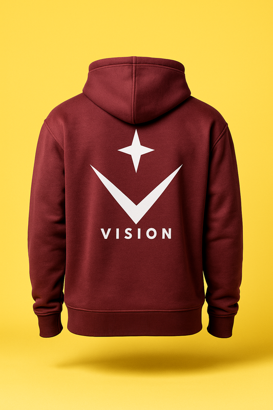 DRAVOX Hoodie 320 GSM Premium Cotton - Maroon Edition