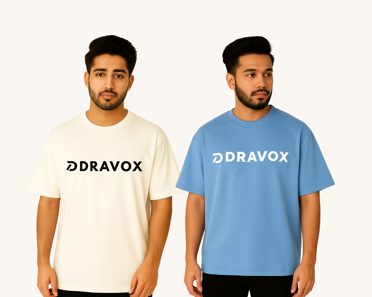 DRAVOX Combo 01 – Limitless Duo (Off White + Sky Blue)