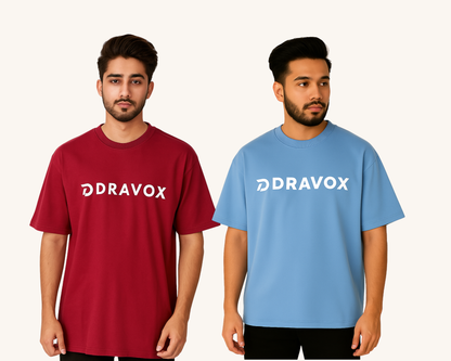 DRAVOX Combo 04 – Legacy Pair (Maroon + Sky Blue)