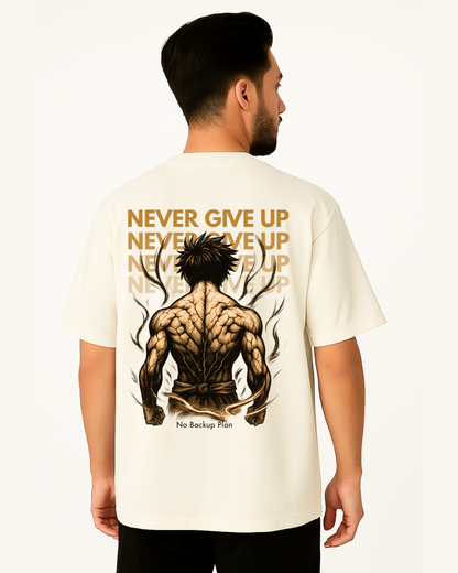 DRAVOX Oversized T-Shirt 240 GSM Premium Cotton - Off White Edition